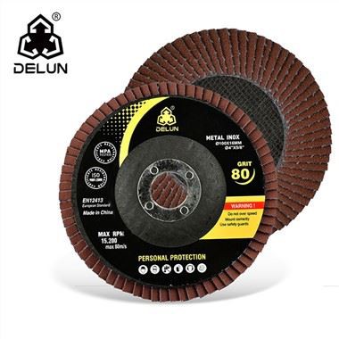 Disc de solapa abrasiu d'òxid d'alumini de 115 mm